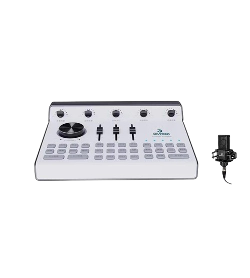JOYPEER Star F1 Audio Mixer Live Streaming Wired Noise Reduction 48V Phantom Power 4000mAh